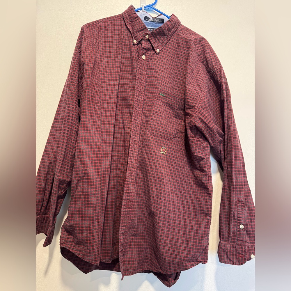 Mens Vintage Tommy Hilfiger Buttondown-Size XXL